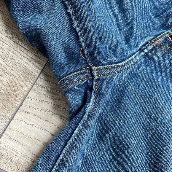 Levi’s wedgie white oak cone denim fringed hem 26 - Picture 13 of 15